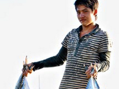 Cá thu biển ở khu vực cầu Cần Thơ