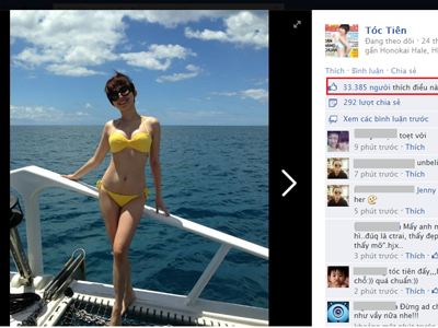 Sự thật Tóc Tiên gây bão trên Facebook