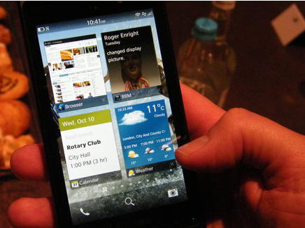 Smartphone BlackBerry 10 có tên Z10