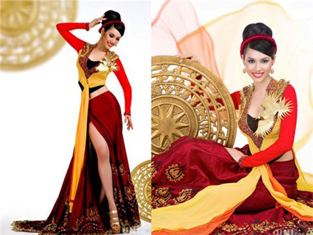 Mỹ nhân Việt dịu dàng với áo tứ thân