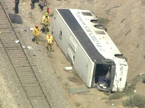 Mexico: Lật xe buýt, hơn 30 người thương vong