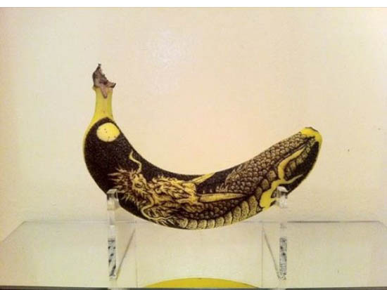 Nghệ thuật xăm chuối độc đáo