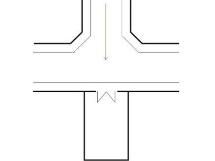 Hóa giải đường đâm vào cửa chính