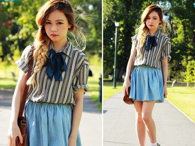 Cá tính dịu dàng trong nắng thu