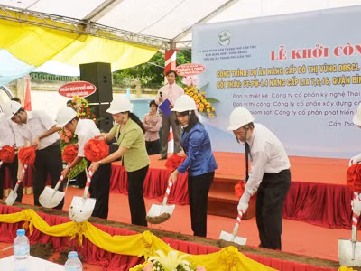 Khởi công Dự án nâng cấp đô thị vùng ĐBSCL