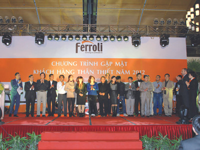 Hội nghị khách hàng Ferroli: Trao bằng xuất sắc cho 50 đại lý, cửa hàng