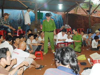 Phá trường gà " trăm triệu" ở Đắk Nông