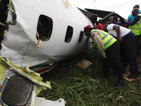 Hiện trường vụ rơi máy bay ở Nigeria hôm 3/10