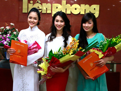 Tân Hoa hậu, Á hậu trước chuyến từ thiện ở Thanh Hóa