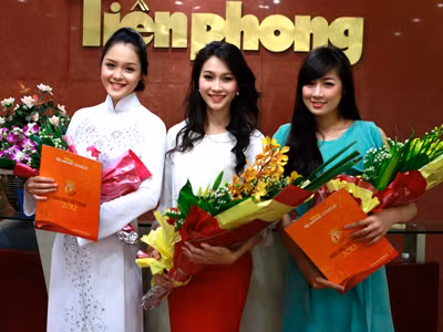 Tân Hoa hậu, Á hậu trước chuyến từ thiện ở Thanh Hóa