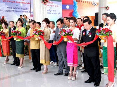 Khánh thành giai đoạn 1 dự án 1 tỷ USD sân Golf Long Thành - Viêng Chăn