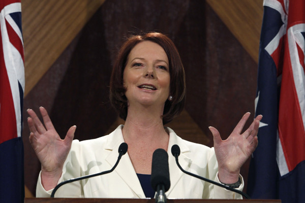 Thủ tướng Úc Julia Gillard tuyên thệ nhậm chức