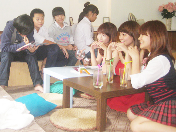 Tại quán cà phê của cán bộ Đoàn Ảnh: D.N