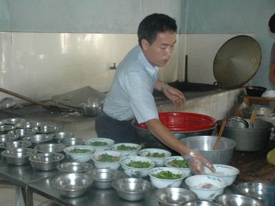 Phở Hà Nội nơi đầu sóng Trường Sa