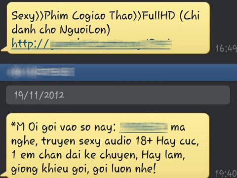 Thuê bao di động bị 'dội bom' tin nhắn 'mát mẻ'