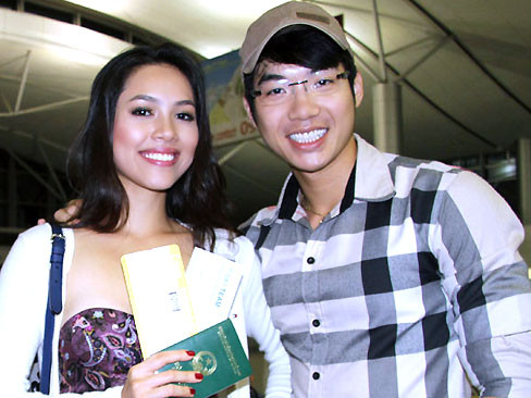 Trương Nam Thành bịn rịn tiễn Hoàng My