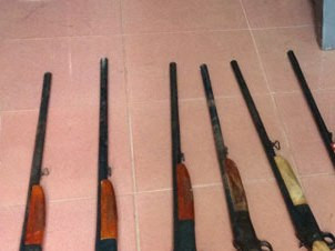 Triệt phá xưởng sản xuất súng tại Nghệ An