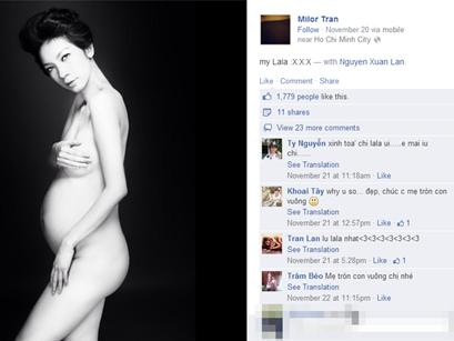 Sốt xình xịch ảnh nude 100% của siêu mẫu Xuân Lan