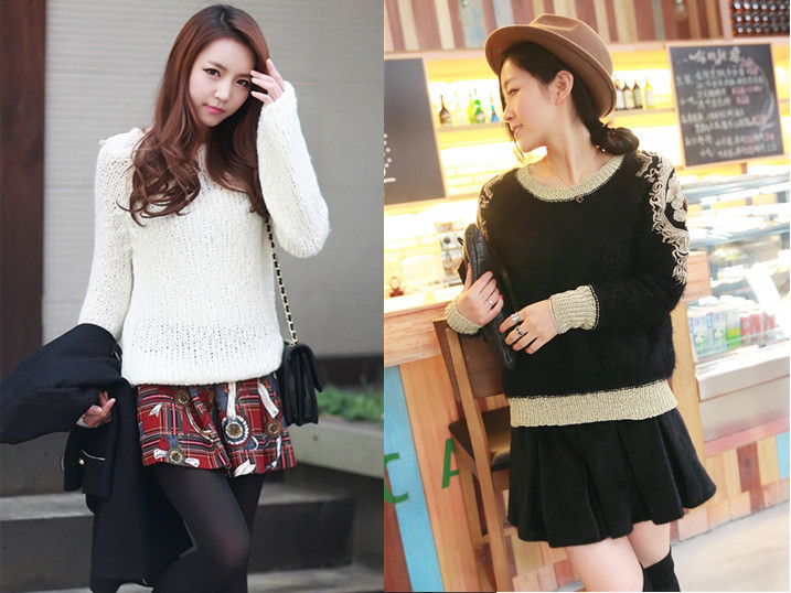 Chân váy xòe thách thức gió lạnh ngày đông