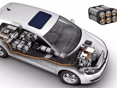 Hình ảnh đầu tiên của Volkswagen Golf chạy điện