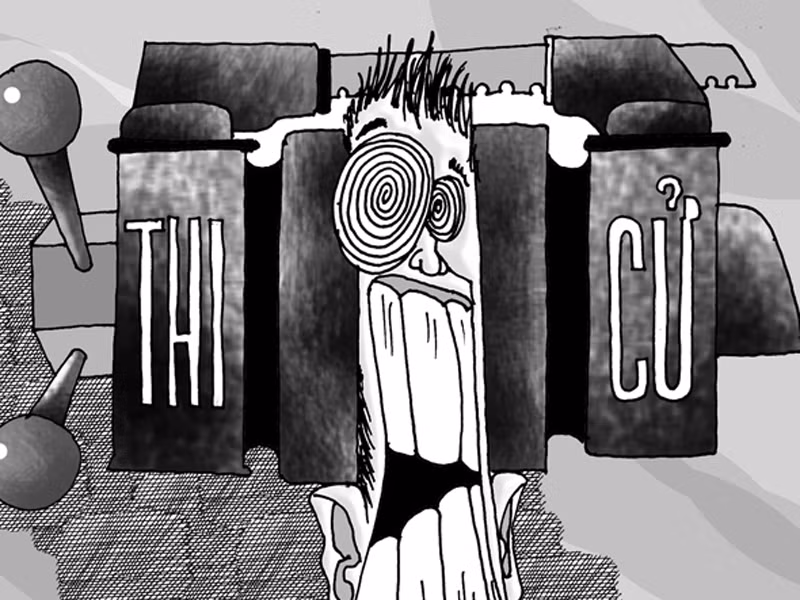 Phát điên vì áp lực thi cử