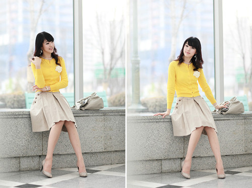 Đón gió lạnh với màu vàng năng động