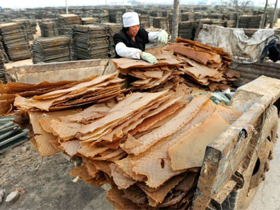 Hãi hùng chè khúc bạch làm từ... da lợn thối