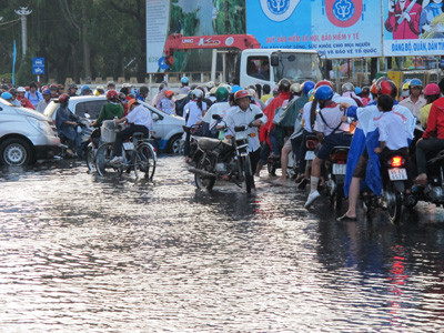 Cà Mau: Mưa là ngập