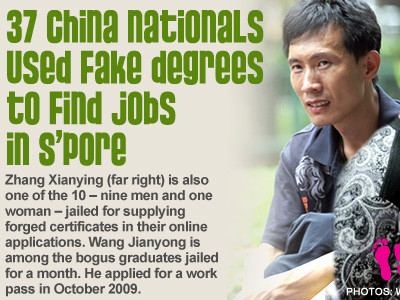 Singapore bỏ tù 25 người nước ngoài dùng bằng giả