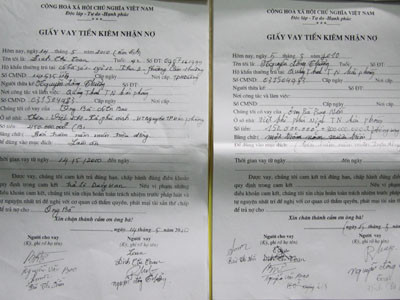 Vỡ tín dụng đen làm náo loạn làng quê