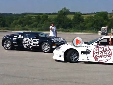 Toyota Supra ‘chọc tức’ siêu xe triệu đô Bugatti Veyron