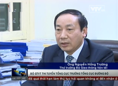 Bộ GTVT thi tuyển Tổng cục trưởng Tổng cục Đường bộ