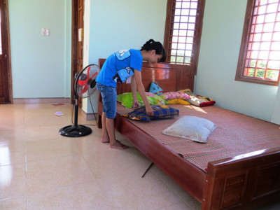 Người dân La Chữ chuẩn bị điều kiện ăn ở tốt nhất để phục vụ miễn phí thí sinh