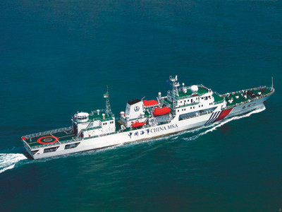Tàu giám sát biển lớn nhất của Trung Quốc, Haixun 31 vừa có hành trình đi ngang Biển Đông khiến các nước trong khu vực lo ngại Ảnh: Xinhua
