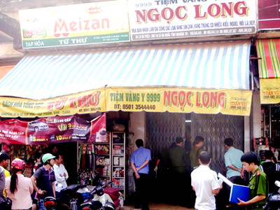 Tiệm vàng báo mất 10kg vàng và 18,5 tỷ đồng