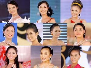 10 người đẹp nhất đêm chung kết HHVN 2008
