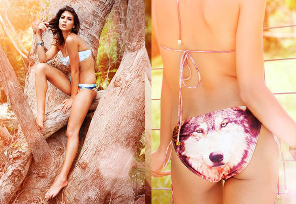 Bikini với phong cách hoang dã