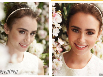 ‘Nàng bạch tuyết' Lily Collins tươi tắn trên Seventeen
