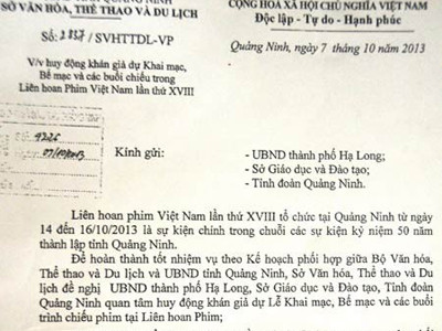 Học sinh Quảng Ninh phải xem phim người lớn do... nhầm lẫn?