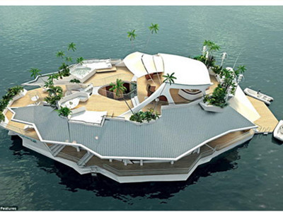 Ngắm 'đảo nổi' trị giá 96 tỷ