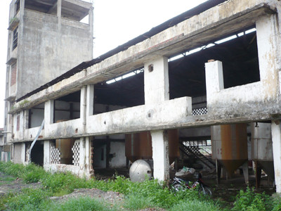 Ô nhiễm nhà máy cồn rượu bỏ hoang