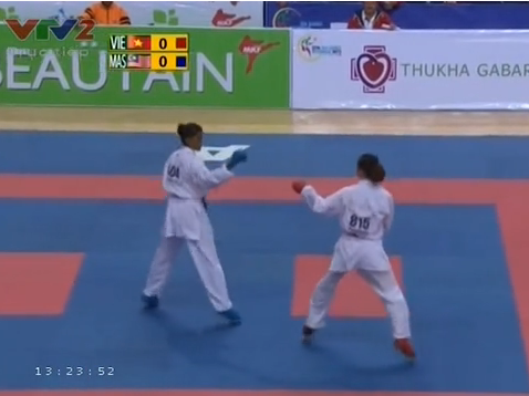 Nữ võ sĩ Việt Nam mất HCV vì kém điểm ưu thế