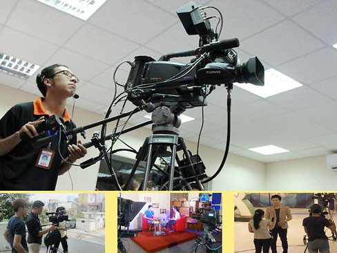 Sinh viên sản xuất phim tài liệu truyền hình