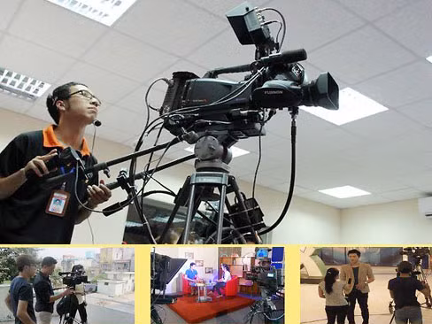 Sinh viên sản xuất phim tài liệu truyền hình