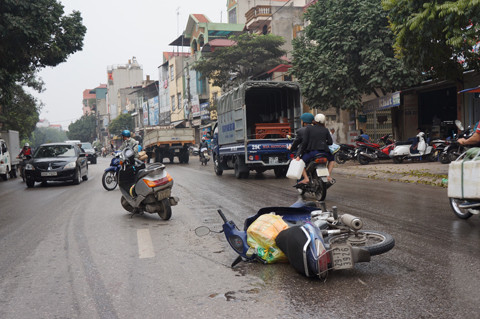 Hiện trường vụ tai nạn