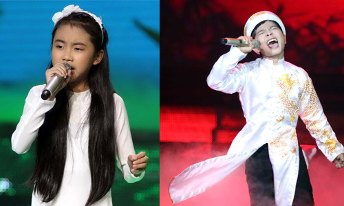 Phương Mỹ Chi và Quang Anh, hai sao nhí có cát sê cao nhất hiện nay - Ảnh: Độc Lập