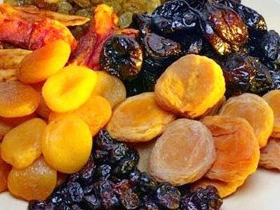 Dinh dưỡng trong hoa quả sấy khô