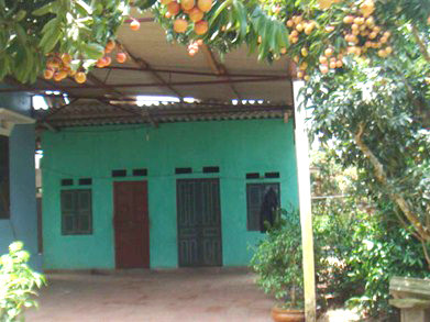 Ngôi nhà của chị Đ.T.B - nơi xảy ra vụ án