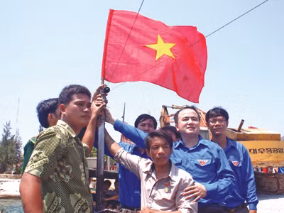 Lá cờ Hoàng Sa sẽ vào Bảo tàng Tuổi trẻ Việt Nam