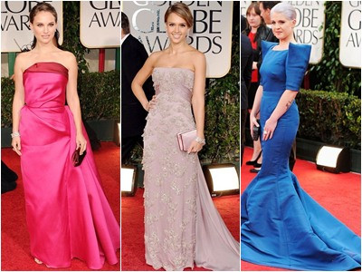 Lộng lẫy mỹ nhân trên thảm đỏ Quả Cầu Vàng 2012